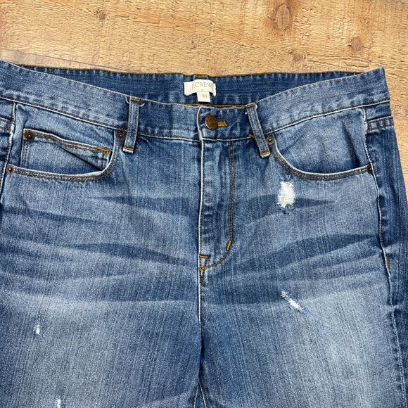 J. Crew Women's Distressed Cropped Jeans size 30 - Picture 4 of 6